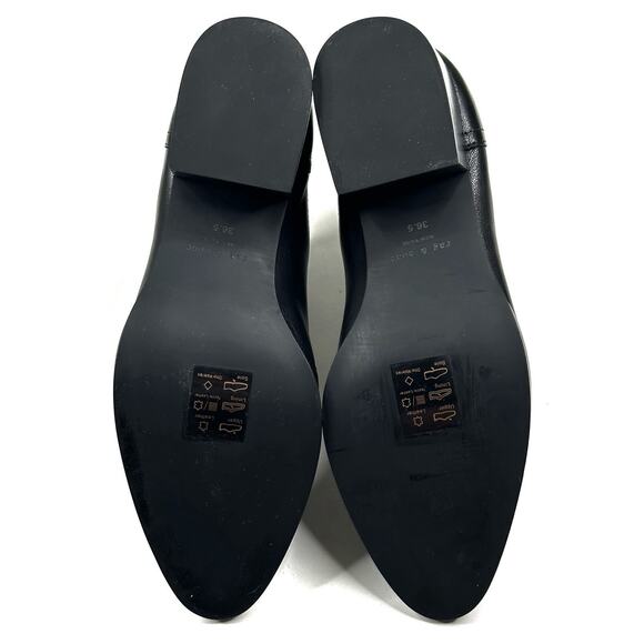 Rag & Bone Walker Chelsea Ankle Boots Black Leather Size EU 36.5 US 6.5 New $475 - Picture 12 of 12